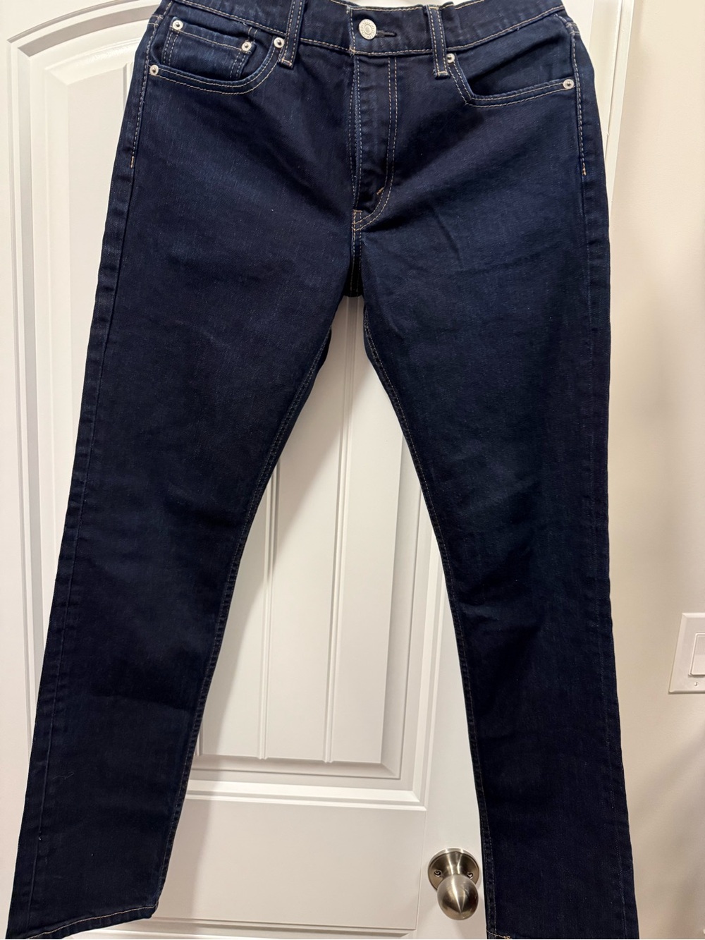 Levi's Men's Slim Straight Dark Blue Jeans
